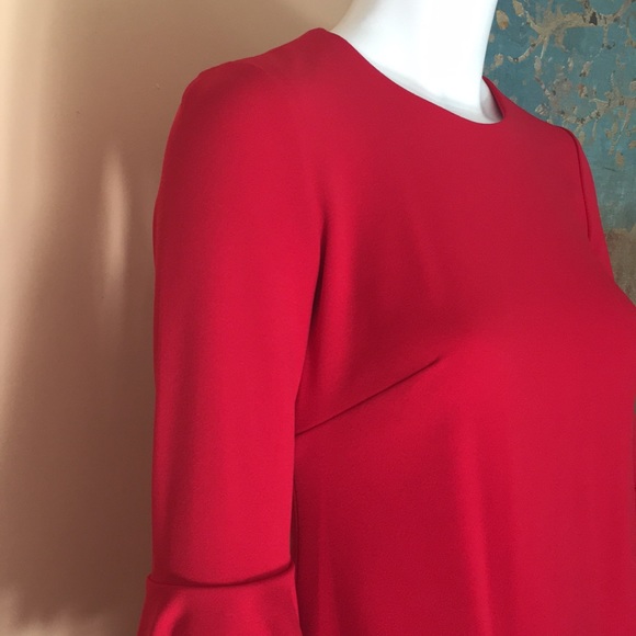Calvin Klein Red Solid Sheath dress size 2 - Picture 7 of 16